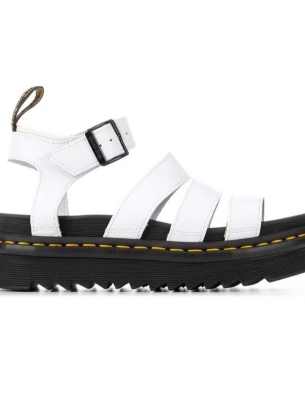 Dr Martens Blaire Sandals Platform White Leather Gladiator Womens Air Wair 9 New - Picture 4 of 7